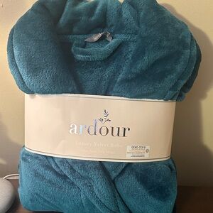 Teal Luxury Velvet Robe